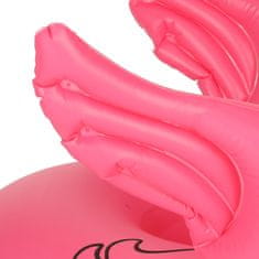 WOWO Otroški napihljiv plavalni obroč s sedežem - flamingo