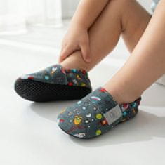 Copa cop Otroški tekstilni copati Barefoot - Space, 16.5