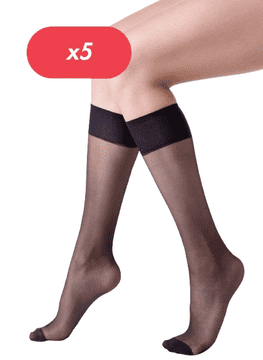 Polzela ženske dokolenke Lucy 15den art. 5230 - 5 paketov