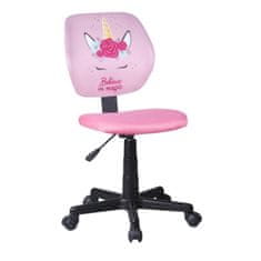 Fort Otroški pisarniški stol ARIEL (roza)