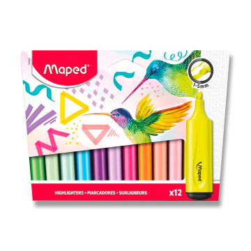 Maped Označevalnik Fluo Peps - komplet 12 kosov