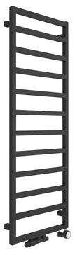 SAPHO Sodobno Jekleno Ogrevalno Telo GIANLUCA 500x1350mm - Mat Črna Eleganca