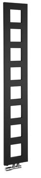 SAPHO Elegantno Črno Mat Radiatorsko Telo BLOCK 280x1750mm