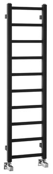 SAPHO Radiator METRO LIGHT 300x1140, črna mat, H oblika, vsestransko ogrevanje