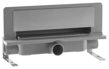 Omp Tea INTRAMURA inox stenski odtočni kanal z nerez pokrovom, L-350mm, DN40