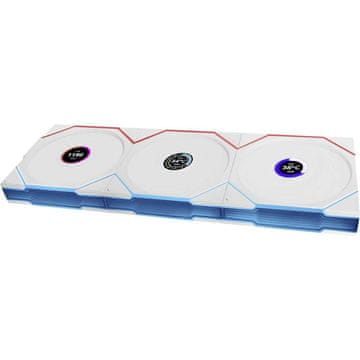Lian Li Uni Fan TL Wireless ventilator za ohišje, PWM 120mm, 3 Pack + Kontroler, ARGB, bel (12RTL1W3W)
