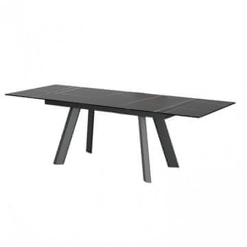 Fort Raztegljiva jedilna miza CELIA (črna)