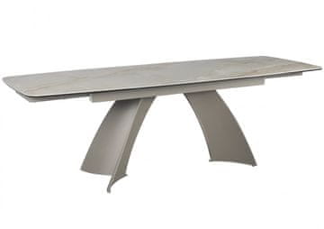 Fort Raztegljiva jedilna miza TOKYO (rjavi marmor)