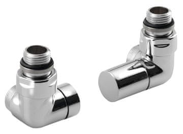 SAPHO SIMPLY Kotni priključni ventil triaxi, desni, krom