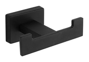 AQUALINE APOLLO Kvadratni Dvojháček Črna Mat 188mm x 35mm x 58mm