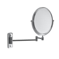 Gedy GAIA Obešeno Kozmetično Ogledalo, Ø 180mm, Oboustransko, Kromirano Površina