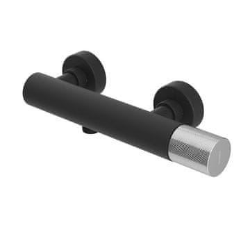 SAPHO ULTRATAP Elegančna Stenska Pršna Armatura, Mat Črna/Krom