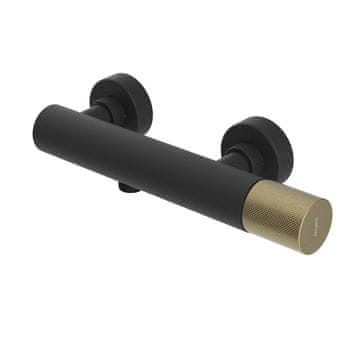 SAPHO Stenska tuš baterija ULTRATAP, mat črna/zlata