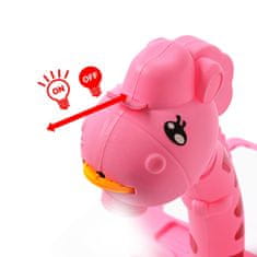 Aga4Kids Otroški risalni projektor s flomastri in predlogami Roza