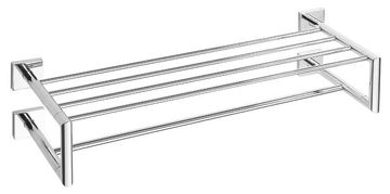 SAPHO Dvostranska Kromirana Polička za Brisače s Hrazdo 600mm - X-SQUARE Serija