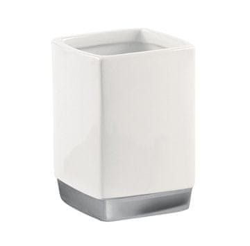 Gedy Keramična Kopalniška Posoda LUCY - Eleganten Organizator za Krtače in Usta