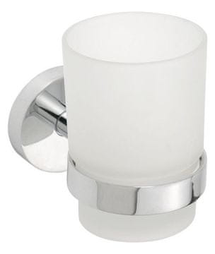 SAPHO X-ROUND Večnamenski Držalo za Brisače, Kromirano Mlečno Steklo