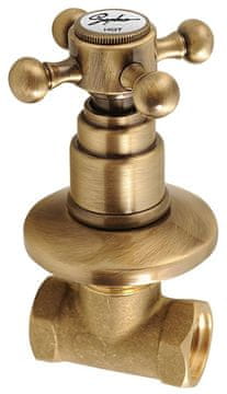 SAPHO Brozasti Vgradni Ventil ANTEA za Hladno Vodo, Retro Dizajn