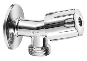 Bruckner Kromirani pralni ventil s povratnim ventilom, 1/2"x3/4", kromirana izvedba