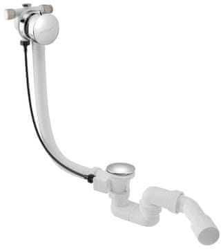 Bruckner Garnitura za kad Bruckner, krom, 700mm, bowden kabel, DN40/50, s sifonom