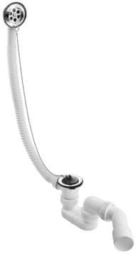 Bruckner Komplet za Vano z Verižico in Pokrovom, 700mm, DN40/50, Kromirana Plastika