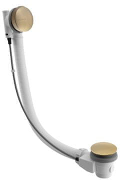 POLYSAN Komplet za kad, bovden, dolžina 775 mm, zamašek 72 mm, matirano zlato