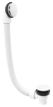 POLYSAN Komplet za Kad "Click Clack" 1200mm, Bela, Zamašek 72mm