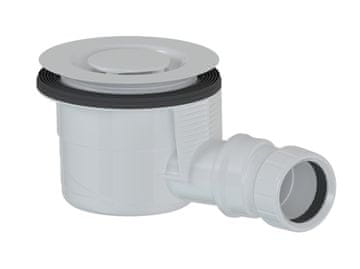 POLYSAN GELCO Vaničkový Sifon DN40, Průměr 90mm s Bílou Krytkou