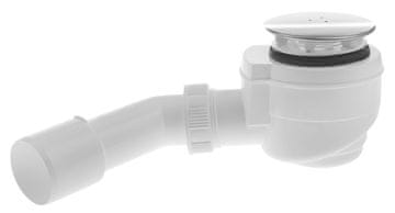 Bruckner Sifon za tuš kad, nerjavečo pokrov, premer 50mm, DN40/50, kromirana plastika