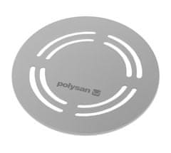 POLYSAN FLEXIA Matirana Okrugla Pokrovna Plošča za Sifon, Nerjaveče Jeklo