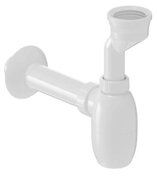 Bruckner Sifon za urinál, DN40, bela plastika, BRUCKNER