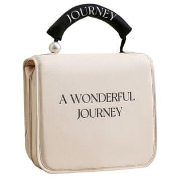 LIVEFY kozmetična torbica Journey, bež