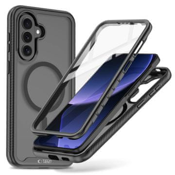 Tech-protect Defense MagSafe ovitek za Samsung Galaxy A57 5G, črn