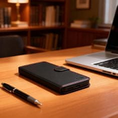 Tech-protect Wallet preklopni etui za Samsung Galaxy S26 Ultra, črn/rdeč