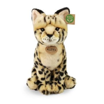 Rappa Plush serval 30 cm ECO-FRIENDLY