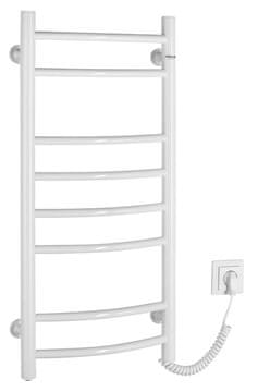 AQUALINE Električni sušilec brisač SUPE 107W, bel, 360x800mm - kompakten in učinkovit