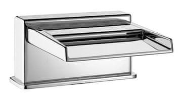 SAPHO Kromirana kaskadna izlivna cev za rob kopeli, širina 145mm, mosaz, elegantna chróm obloga