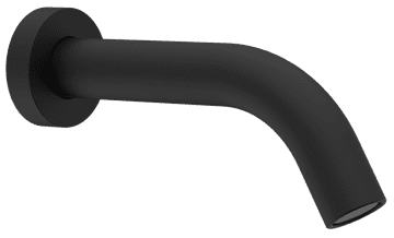 SAPHO Stenska Izlivna Cev, Okrugla, 174mm, Mat Črna