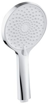 SAPHO Ročna masažna tuš glava, 4 načini, silikon šobe, 123mm premer, kromirana površina
