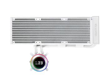 Lian Li HydroShift II LCD-C 360 Fanless komplet za tekočinsko hlajenje, 360mm,bel (GHS2LCD36W)