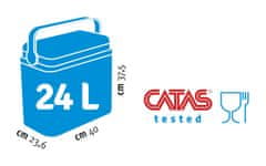 Adriatic hladilna torba, 24 L, pastelno zelena