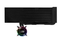 Lian Li HydroShift II LCD-C 360 Fanless komplet za tekočinsko hlajenje, 360mm, črni (GHS2LCD36B)