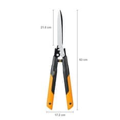 Fiskars PowerGear X HSX92 škarje za živo mejo 63 cm lahke in zmogljive (1023631)