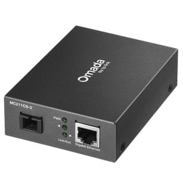 TP-Link MC211CS-2 medijski pretvornik, optični, 1x Gigabit RJ45, 1x Gigabit SC/UPC (MC211CS-2)