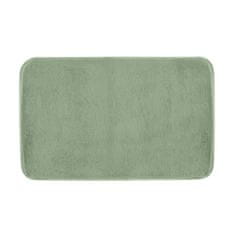 Gedy FUZZY Zelo Mehka Kopalniška Preproga 60x100 cm, Protizdrsna, Zelena Barva, 100% Poliester