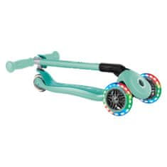 Globber Primo skiro, zložljiv, svetleča kolesa, mint zelen (432-206-3)