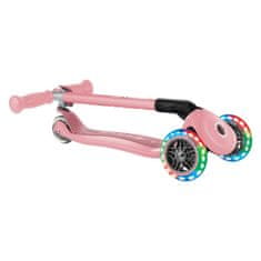 Globber Primo skiro, zložljiv, svetleča kolesa, pastelno roza (432-211-3)