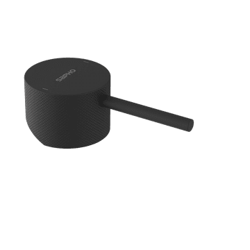 SAPHO Črna matovana krmilna ročica ULTRASAN iz medenine