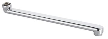 AQUALINE AQUALINE Ploščato Kromirano Izlivno Rameno, 220mm - Dodatki za Kopalniško Pipo