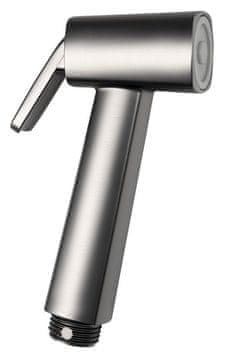 SAPHO Kvadratna Bidetna Prha iz ABS Plastike v Črni Mat Barvi - Dolžina 1200 mm